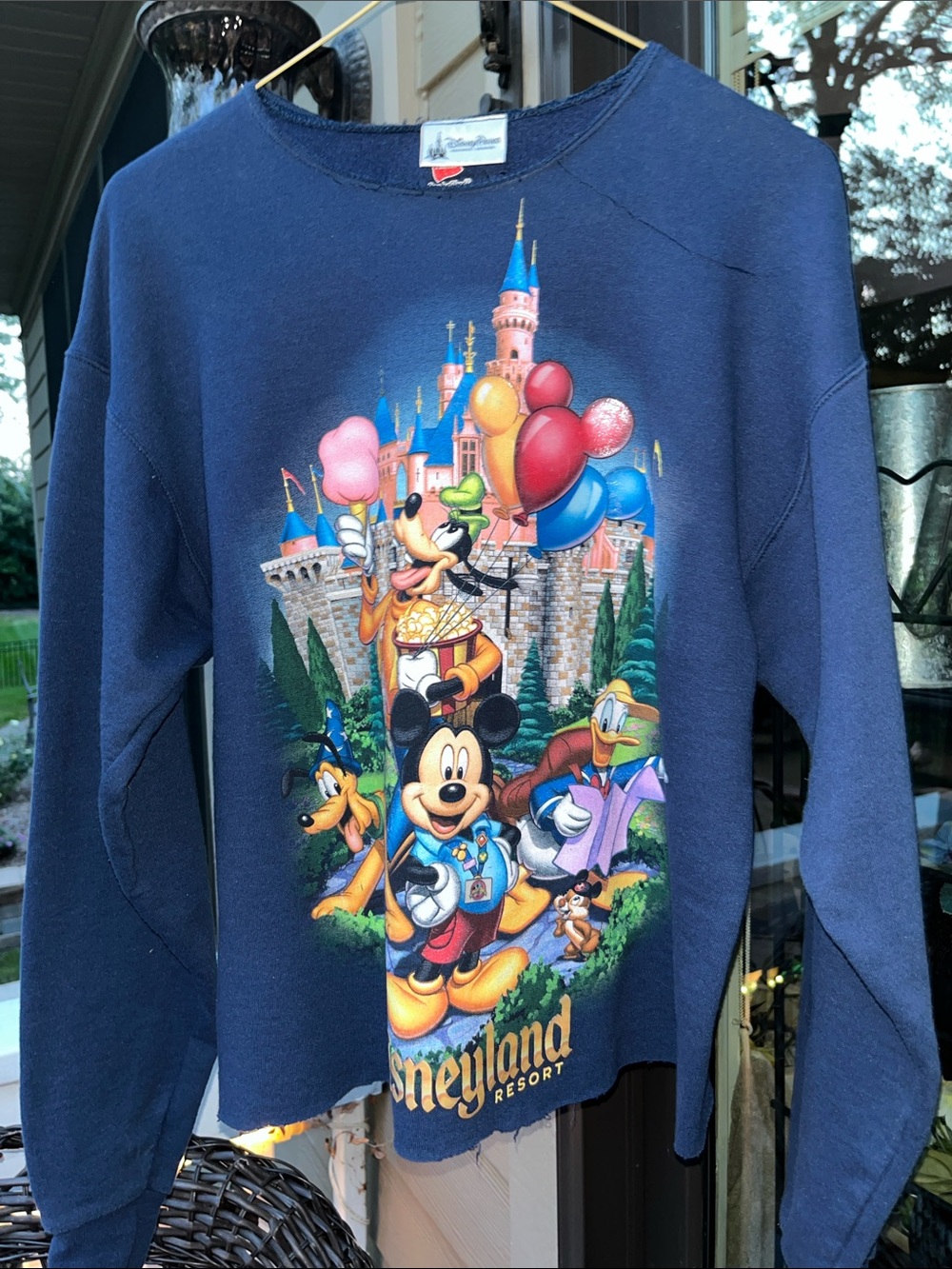 Disney Navy Disneyland Resort Character Crewneck Sweatshirt